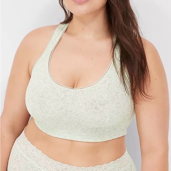 Cacique Other - Cacique Lace Longline Bralette in Light Sage